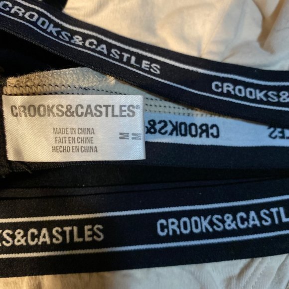 Crooks & Castles Triangle Bra & Tanga SET - Picture 2 of 4